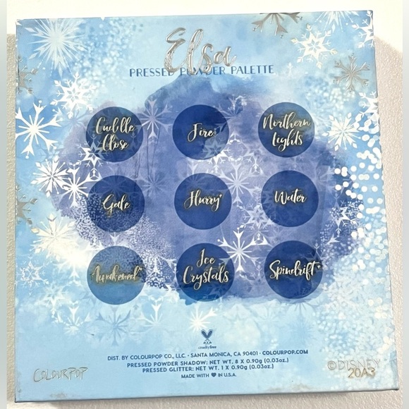 ColourPop Frozen II Elsa Eyeshadow 9 Color Palette - Picture 2 of 10